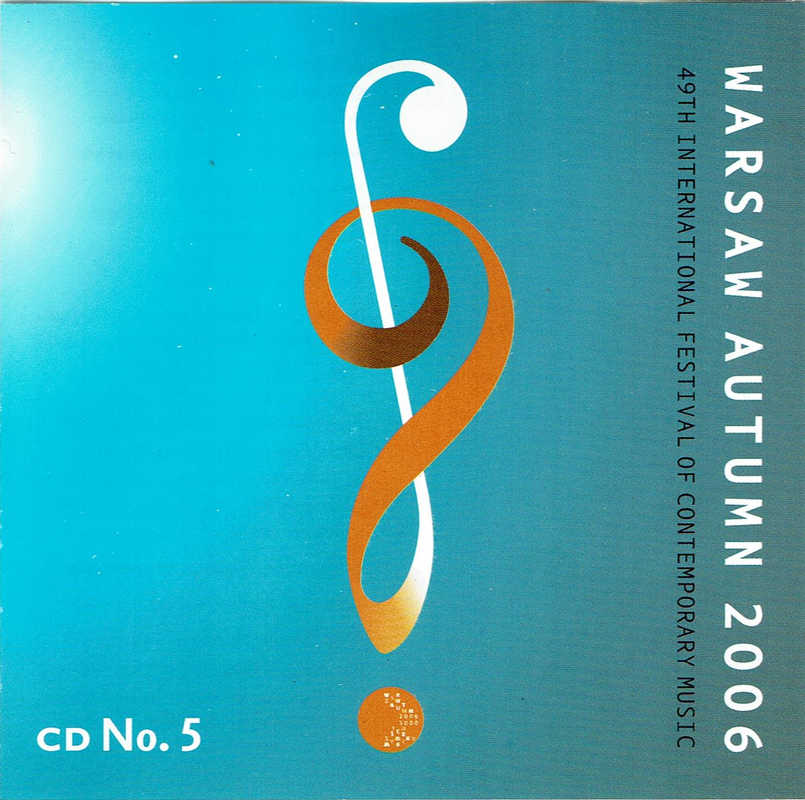 CD- Cover blau mit auf dem Kopf stehendem Violinschlüssel